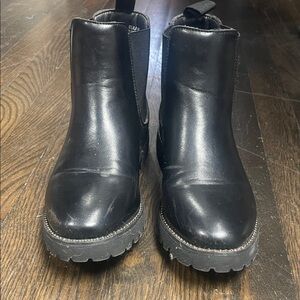 Black Leather 🔥Cushionaire Ankle Boots